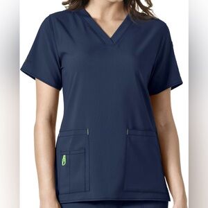 Carhartt Navy Scrub Top NWT